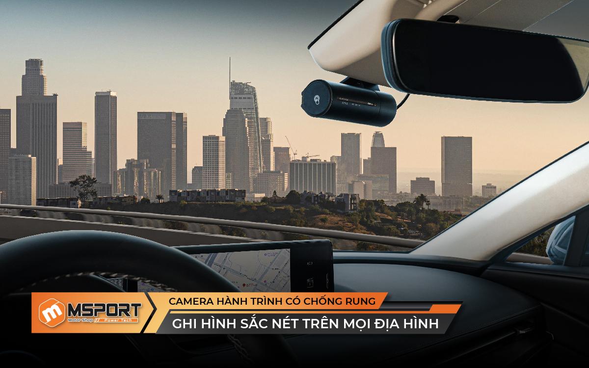 Camera hành trình chống rung: Ghi hình sắc nét trên mọi địa hình