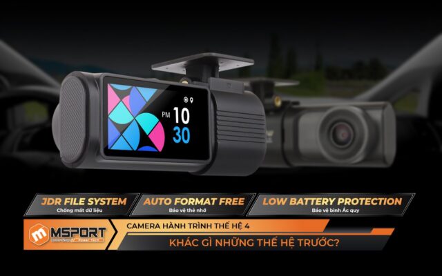 Camera hành trình thế hệ 4 khác gì những thế hệ trước?