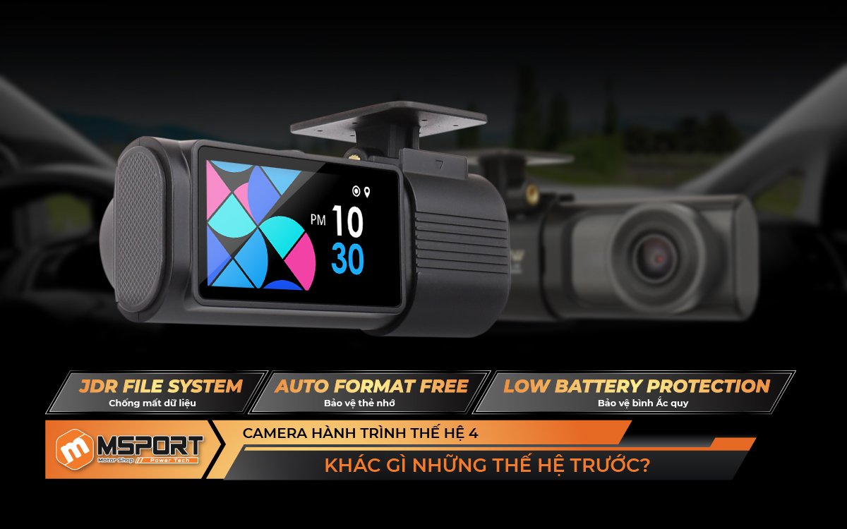Camera hành trình thế hệ 4 khác gì những thế hệ trước?