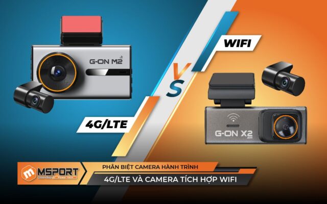 Phân biệt camera hành trình 4G và camera tích hợp wifi