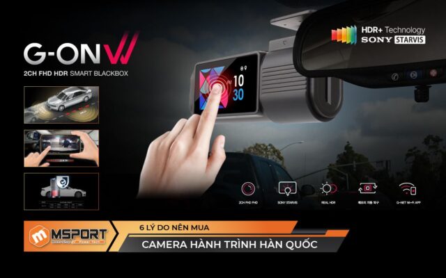 6 lý do nên mua camera hành trình Hàn Quốc