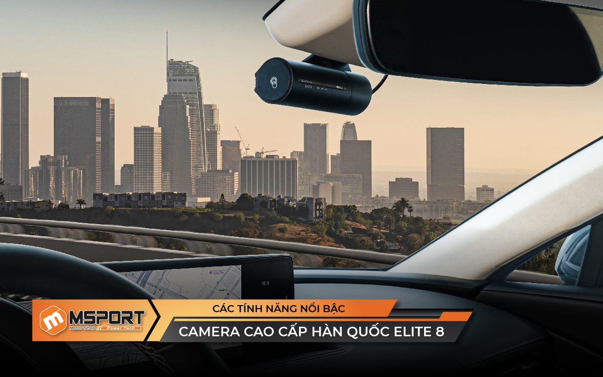 Các tính năng của camera hành trình BlackVue Elite 8 | Camera cao cấp