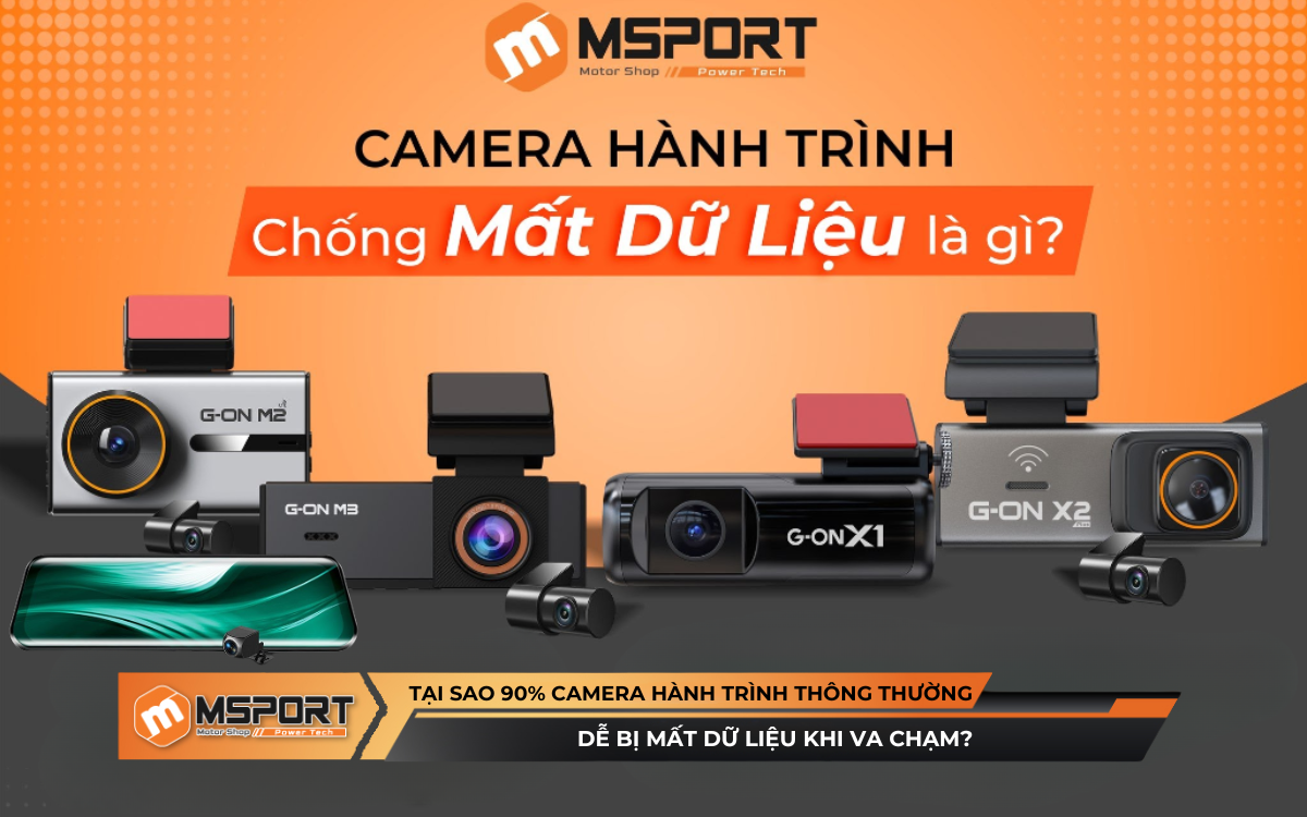 Tại sao 90% camera hành trình thông thường dễ bị mất dữ liệu khi va chạm?
