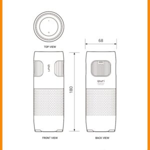 Máy lọc không khí ô tô IPURI C1 - ảnh 3
