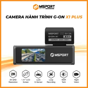 Camera hành trình MSPORT G-ON X1 Plus - ảnh 2