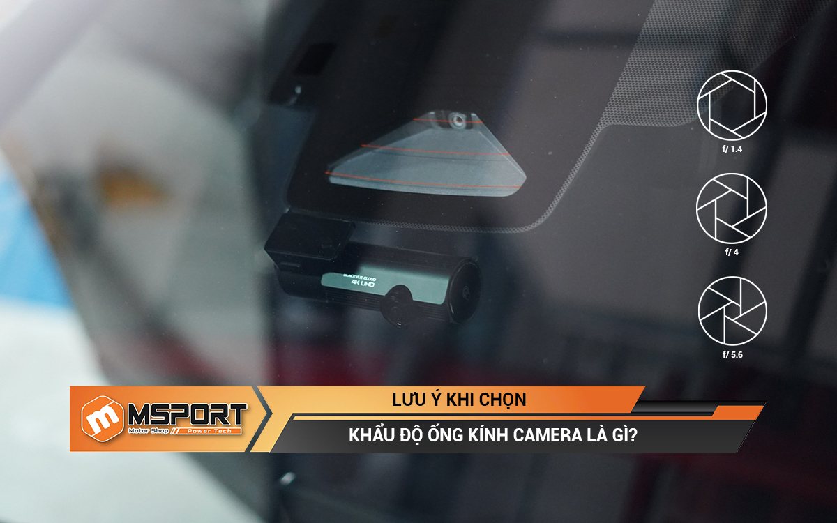 Khẩu độ ống kính camera hành trình là gì?