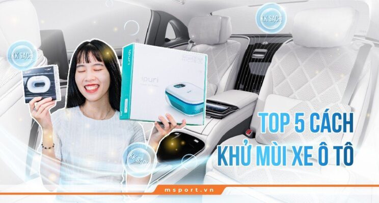 Top 5 cách khử mùi ô tô-Combo Ipuri A1 và Ipuri N1
