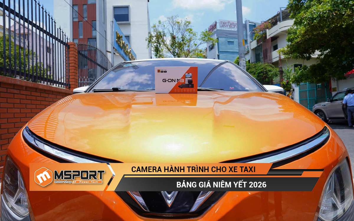 Camera hành trình cho xe taxi - Bảng giá niêm yết 2026