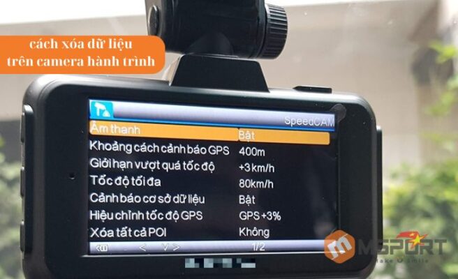 Hướng dẫn cách xóa dữ liệu trên camera hành trình an toàn, bảo mật