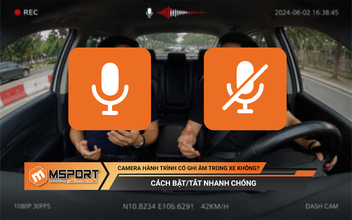 [Giải đáp] Camera hành trình có ghi âm trong xe không? Cách bật/tắt nhanh chóng