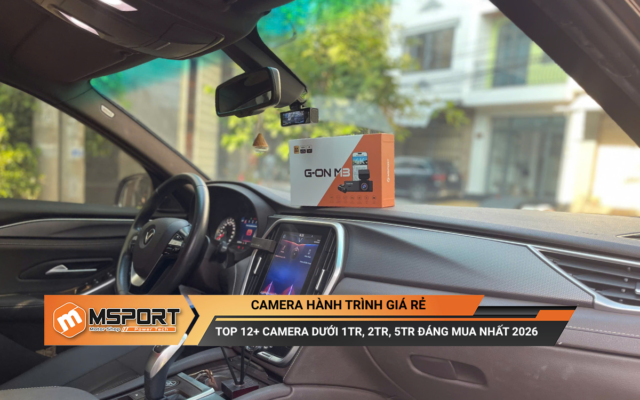 Top 12+ Camera hành trình GIÁ RẺ dưới 1TR, 2TR, 5TR đáng mua nhất 2026