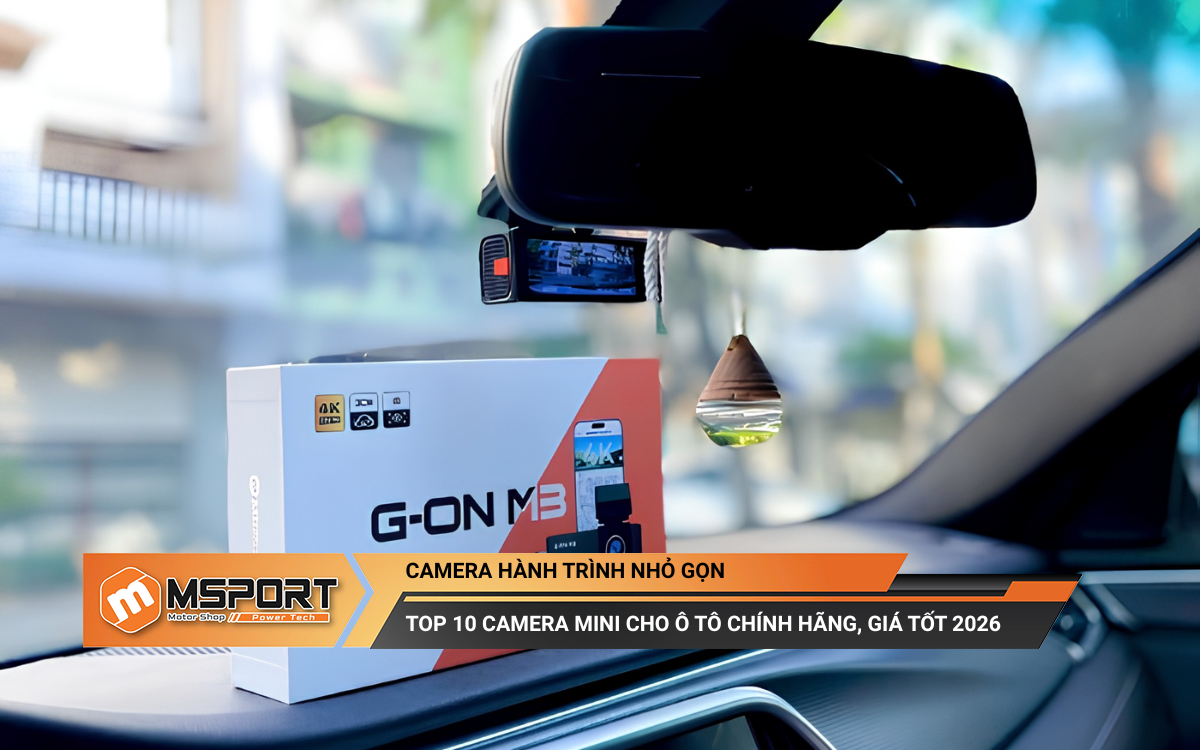 Top 10+ camera hành trình nhỏ gọn cho ô tô chính hãng, giá tốt 2026