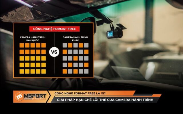 Công nghệ Format Free là gì? Giải pháp hạn chế lỗi thẻ của camera hành trình