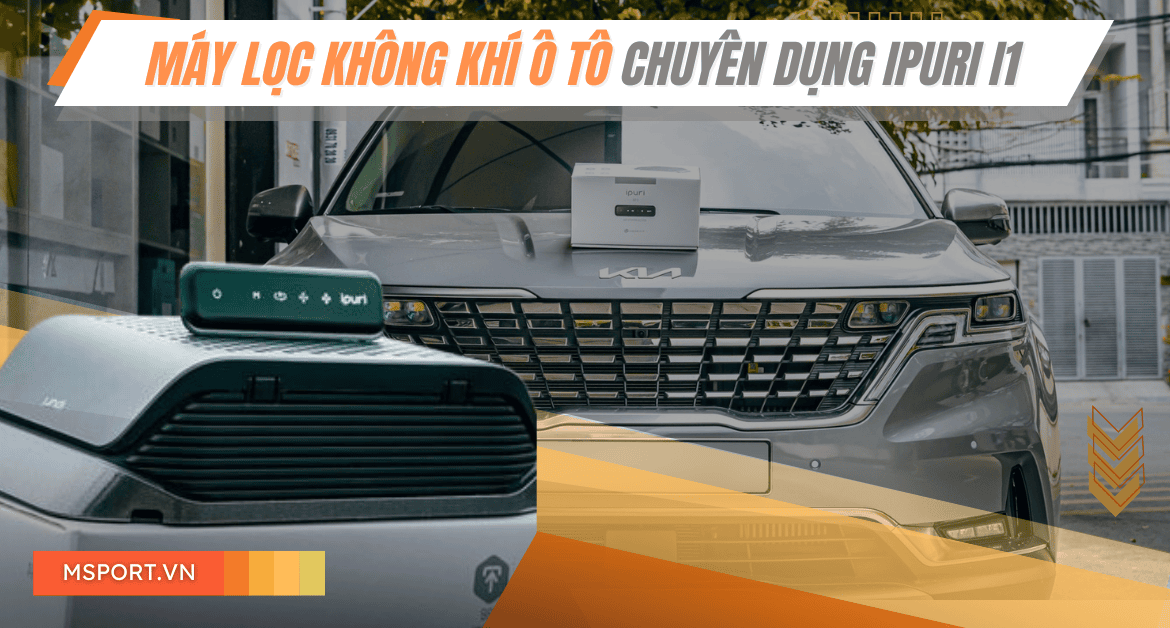 Máy lọc không khí ô tô IPURI I1 - Bảo vệ sức khỏe gia đình