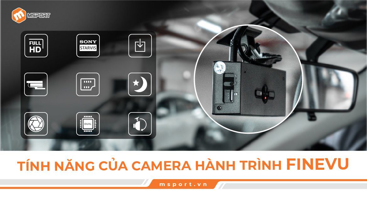 Tính năng của camera hành trình Finevu