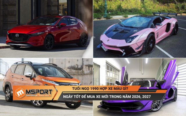 Tuổi Canh Ngọ 1990 hợp xe màu gì? Mua xe ngày nào tốt năm 2026, 2027?